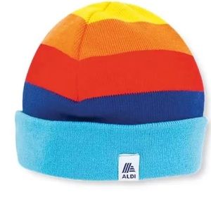 Brand new with tags Aldi Beanie 2023 Fall Merch Drop - colorblock hat